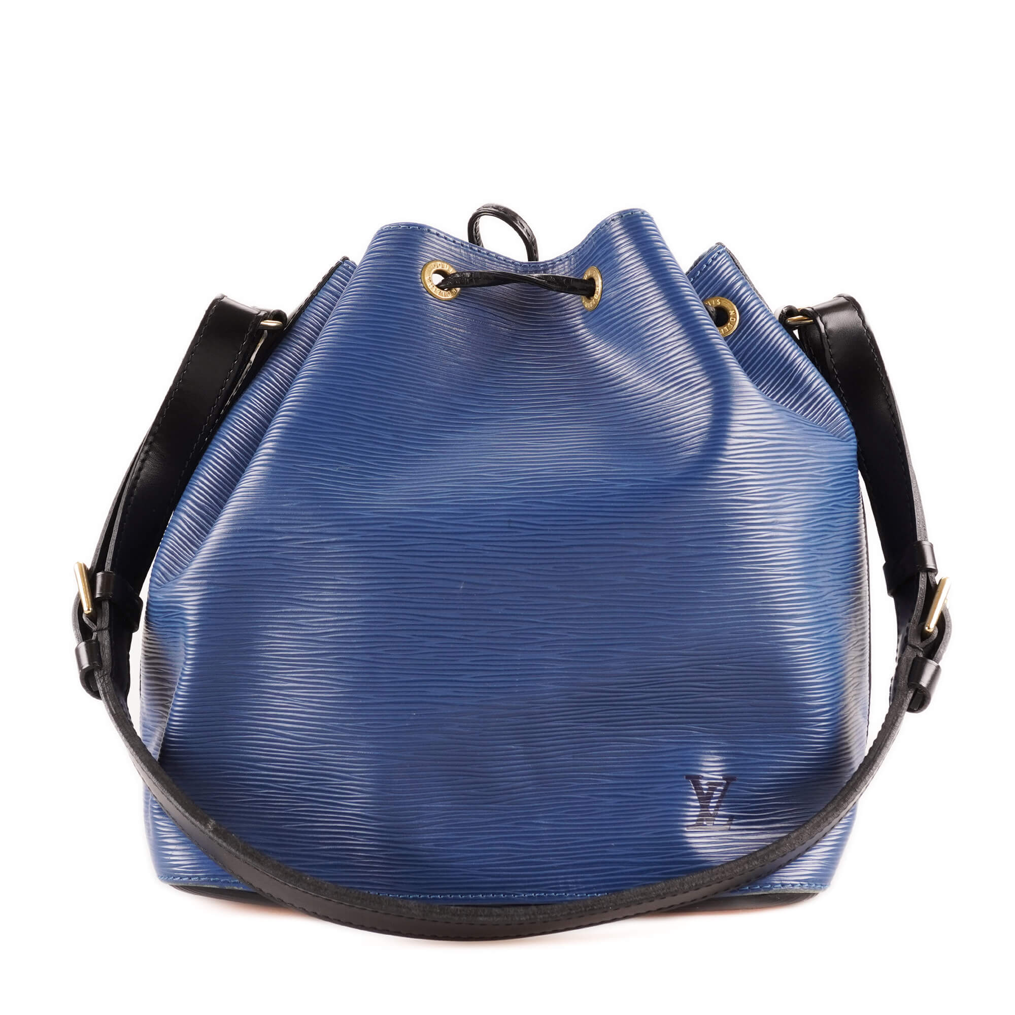 Louis Vuitton - Blue / Navy Epi Leather Petite Noe Bag 